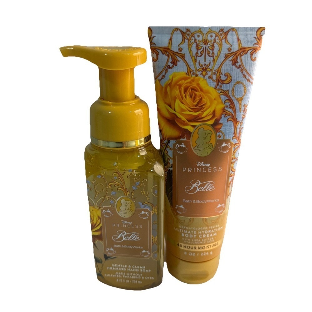 Bath & Body Works Belle Body Cream Hand Soap Set Disney Princess Beauty